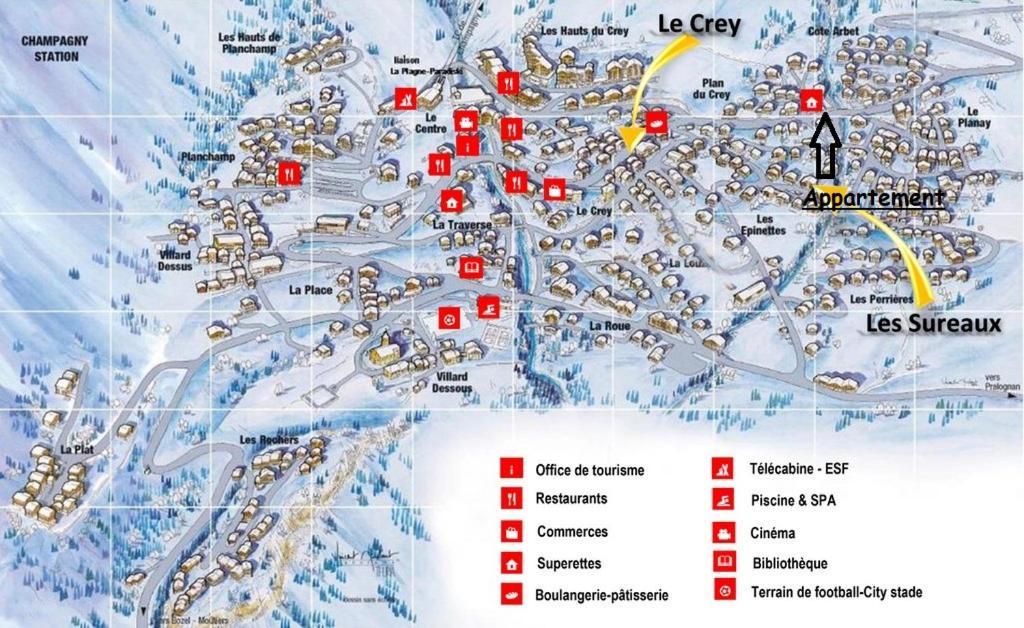 Le Croé de Joie et Soleil, Appart 4-6p tout confort idéalement situé La Plagne Exterior foto